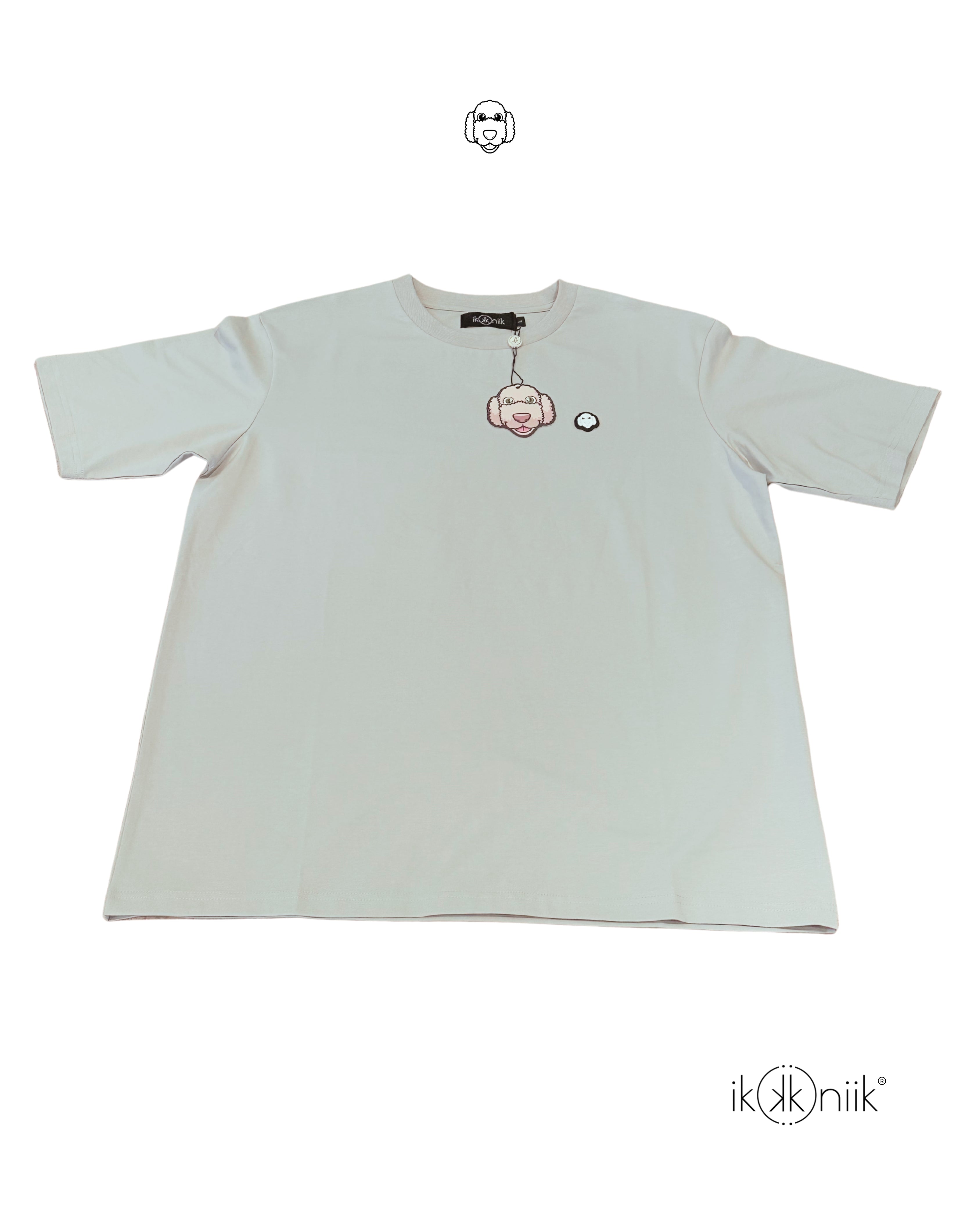 Woody Shirt Classic Fit - Light Gray